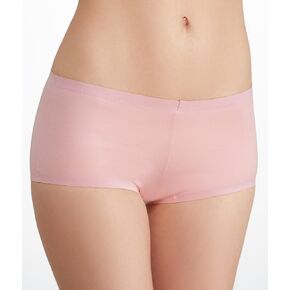 Maidenform Women's Comfort Devotion Tailored Boyshort Panty, Sassy Pearl Blush Dot/Black, 8