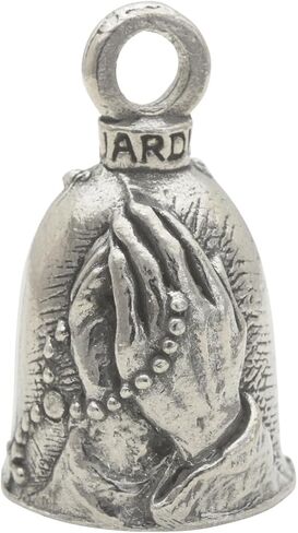 Guardian Bell Buddha Good Luck Bell w/Keyring & Black Velvet Gift Bag | Motorcycle Bell | Lead-Free Pewter | Good Luck Gift to Friends & Family | Bike Bell | Made in USA in Saudi Arabia