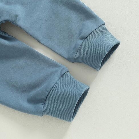 Ursobutegl Toddler Baby Boy Clothes Color Block Hooded Sweatshirt Pullover Jogger Pants 2Pcs Fall Winter Sweatsuit Outfit (green block, 12-18 Months) in Kuwait