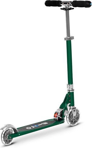 Micro Kickboard | Sprite LED | 2 Wheeled | Fold-to-Carry | Lightweight Swiss-Designed Micro Scooter | Light-Up Wheels| Children and Teens, Ages 6+ in Kuwait
