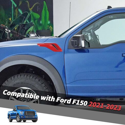 متوافق مع Ford F150 Raptor 2021-2023، قطعتان من غطاء فتحات التهوية (ألياف الكربون) in Kuwait