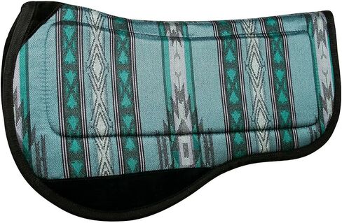 Reinsman Contoured Trail Pad with Breathable Non-Slip Tacky Too Bottom - Comfortable Durable Shock-Absorbing Stain & UV Resistant Horse Saddle Pad with Spine Relief Channel - 30" L x 34" D in Saudi Arabia