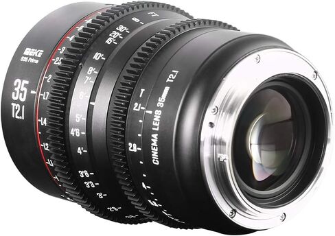 ميك عدسة سينما T2.1 سوبر 35 برايم 75 ملم لكاميرا EF-Mount Cine متوافقة مع كانون C200 C300 II وريد كومودو وBMPCC 6K وZ CAM E2-S6 وBMPCC 6K برو in Kuwait