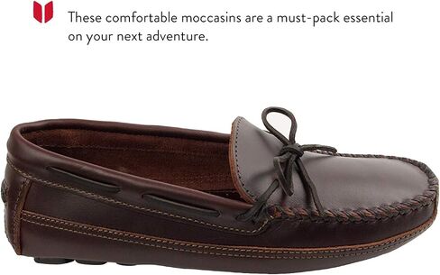 حذاء بدون كعب من جلد البقر مزدوج القاع للرجال من Minnetonka in Saudi Arabia