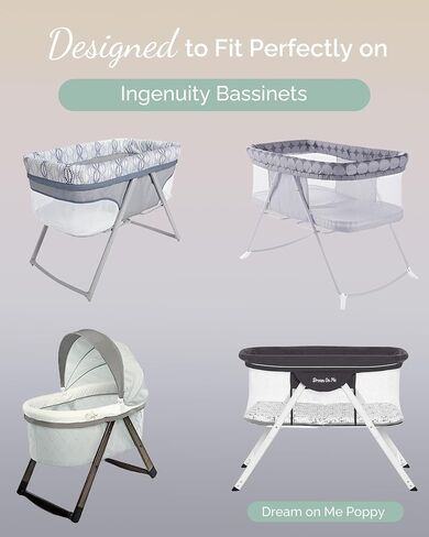 TotCare Bassinet Sheets 20x30 Inch for Graco Travel Lite Crib, Sense2Snooze, My View 4 in 1, Dream Suite and Guava Bassinet - Buttery Soft, Ultra Stretchy Sheets - Sky + Sage + Cloud, 3 Pack in Saudi Arabia