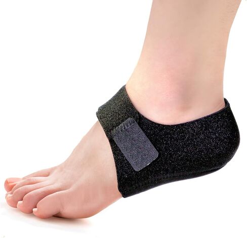 Plantar Fasciitis Heel Protector for Shoes - 2 Pairs - Welnove Heel Cups for Women Men Heels Spur Pain Relief, Heel Inserts Pads for Achilles Tendonitis Dry Cracked, Heel Support Cushion - Small in Kuwait