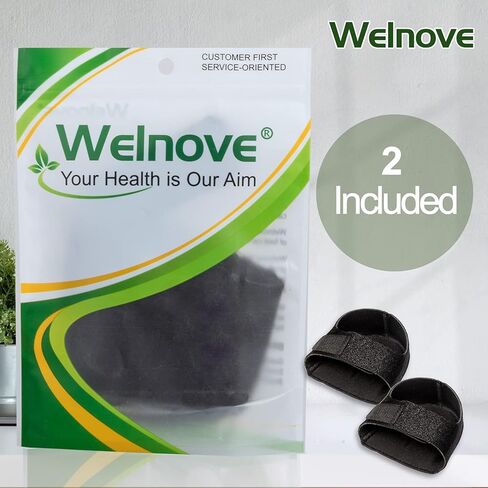 Plantar Fasciitis Heel Protector for Shoes - 2 Pairs - Welnove Heel Cups for Women Men Heels Spur Pain Relief, Heel Inserts Pads for Achilles Tendonitis Dry Cracked, Heel Support Cushion - Small in Kuwait