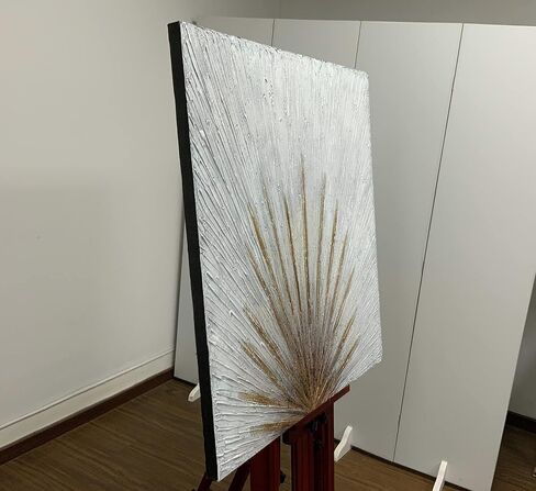 V-inspire Art,24x48 inch Oil Painting, Modern Home Canvas Painting Decoration, Abstract Mural Painting in Saudi Arabia