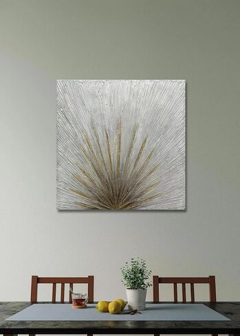 V-inspire Art,24x48 inch Oil Painting, Modern Home Canvas Painting Decoration, Abstract Mural Painting in Saudi Arabia