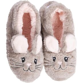 Women's Animal Footsie Slippers - Snuggle Bunny