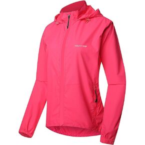 Women's Cycling Jacket Convertible UPF50+ Windproof with Zip Off Sleeves