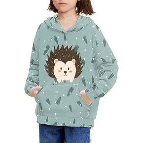 HELLHERO Kids Hoodies Size 6-16 Years Old Sweatshirt for Girls Boys Clothing
