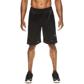 AND1 Men's All Courts Basketball Core Shorts (X-Large 40/42, Black)