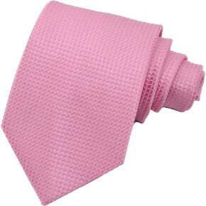 Geotae Zerun New Classic Solid Checks Paisley JACQUARD WOVEN Silk Men's Tie Necktie