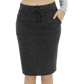 BENANCY Women's High Waist Stretch Pencil Skirt with Pockets in Kuwait