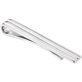 Jewels By Lux 925 Sterling Silver 60.00X07.00 mm Tie Bar
