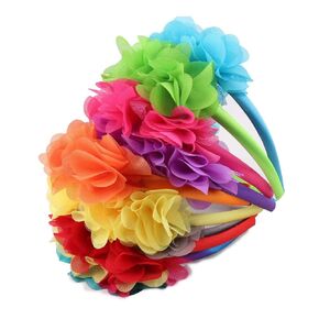 Candygirl Flower Crown Headbands for Women Girls Floral Hairband Wedding Festival Parties Hair Accessories Pack of 9 (bright colors)