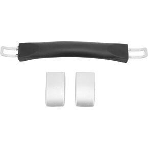 Luggage Handle Replacement 24.6cm Length Suitcase Pull Handle Plastic Luggage Handle Replacement with Metal End Cap for Travel Boxes Cases