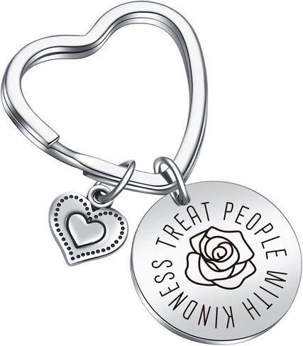 JIUSHUN Kindness Gift Bestie Gift Girlfriend Gift Cousin Gift Cousin Keychain Encouragement Gift Son Gift Boyfriend Gift Best Friend Keychain Brother Gift Wife Keychain Kindness Keychain in Saudi Arabia