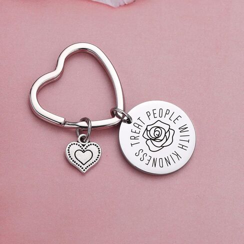 JIUSHUN Kindness Gift Bestie Gift Girlfriend Gift Cousin Gift Cousin Keychain Encouragement Gift Son Gift Boyfriend Gift Best Friend Keychain Brother Gift Wife Keychain Kindness Keychain in Saudi Arabia