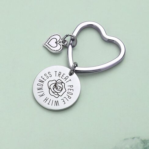 JIUSHUN Kindness Gift Bestie Gift Girlfriend Gift Cousin Gift Cousin Keychain Encouragement Gift Son Gift Boyfriend Gift Best Friend Keychain Brother Gift Wife Keychain Kindness Keychain in Saudi Arabia