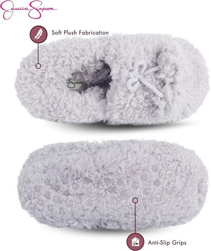 Jessica Simpson Women's Fuzzy Slipper Socks with Washable Face Masks in Saudi Arabia