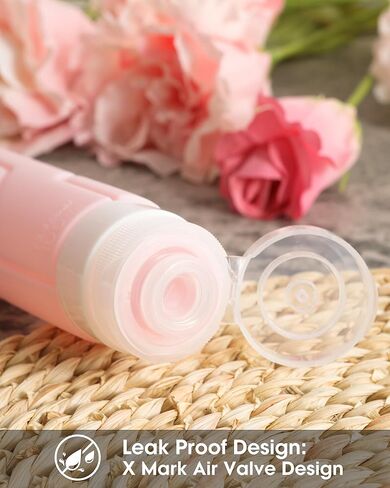 16 عبوة من زجاجات السفر، حاويات سفر من السيليكون مضادة للتسرب معتمدة من إدارة أمن المواصلات الأمريكية لمستلزمات الاستحمام، زجاجات أدوات الزينة للسفر، أساسيات السفر السائلة القابلة لإعادة الملء لوشن الشامبو والبلسم in Kuwait