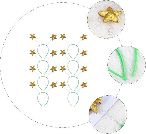 Alien Headband Adult 24 pcs Head Boppers alien headband Star Headband Planet Headband Martian Headband Alien Party Hats in Kuwait