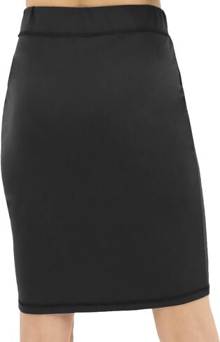 BENANCY Women's High Waist Stretch Pencil Skirt with Pockets in Saudi Arabia