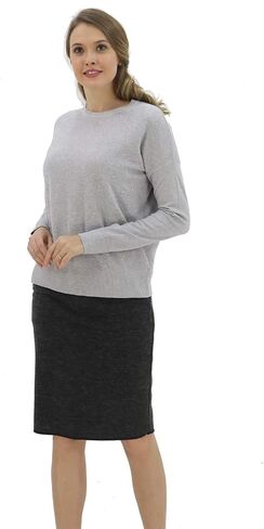 BENANCY Women's High Waist Stretch Pencil Skirt with Pockets in Kuwait