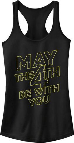 تيشيرت بدون أكمام للسيدات من STAR WARS May The 4th Be with You للصغار بتصميم Racerback in Saudi Arabia