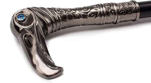 All Metal Cosplay Cane 1:1 Eagle Head Walking Stick- Exclusive Props Victorian Era Plague Master Costume Accessory in Saudi Arabia