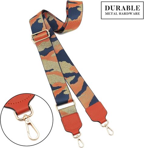DOAPMLL Wide Purse Straps Replacement Adjustable Crossbody Gold Hardware Canvas Shoulder handbag Strap For Women in Saudi Arabia