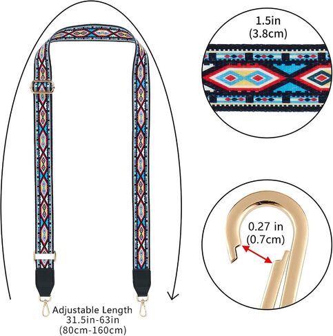 DOAPMLL Wide Purse Straps Replacement Adjustable Crossbody Gold Hardware Canvas Shoulder handbag Strap For Women in Saudi Arabia