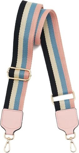 DOAPMLL Wide Purse Straps Replacement Adjustable Crossbody Gold Hardware Canvas Shoulder handbag Strap For Women in Saudi Arabia