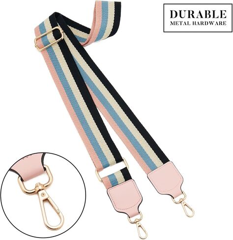 DOAPMLL Wide Purse Straps Replacement Adjustable Crossbody Gold Hardware Canvas Shoulder handbag Strap For Women in Saudi Arabia