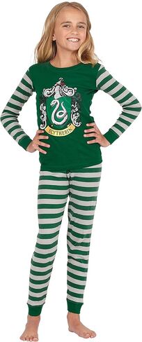 Harry Potter Slytherin Tight Fit 2 Piece Pajama Set (8) in Saudi Arabia