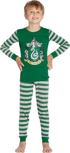 Harry Potter Slytherin Tight Fit 2 Piece Pajama Set (8) in Saudi Arabia