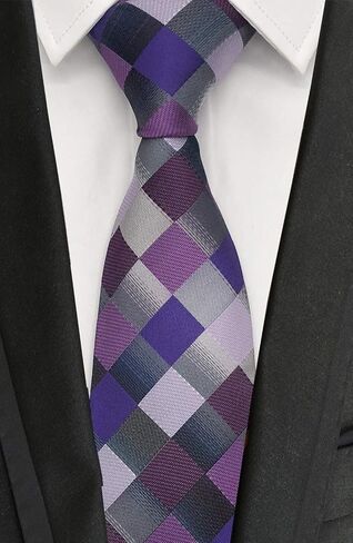 Men's Classic Neck Ties for Men 6 Pack Classy Mens Ties Woven Jacquard Ties Party Suit in Saudi Arabia