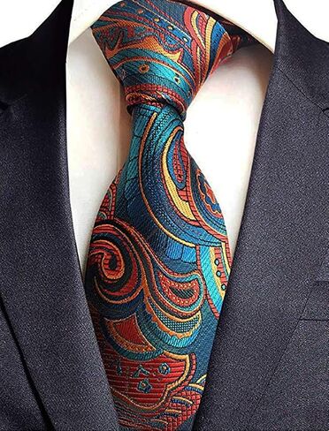 Men's Classic Neck Ties for Men 6 Pack Classy Mens Ties Woven Jacquard Ties Party Suit in Saudi Arabia