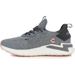 Charly Women's Vigorate Athletic Shoe (8, Black/Olive)