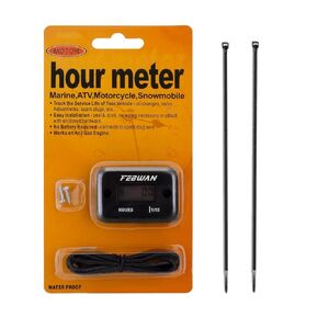 Inductive Hour Meter,Dirt Bike Hour Meter,Motorcycle Hour Meter,for Gas Engine Lawn Mower Motorcycle Snowmobile Karting Marine ATV Boat Outboard Motor Generator Waterproof Blue (Blue_2PCS)