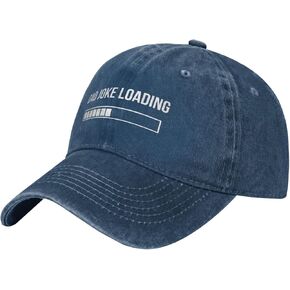 Yipaidel Men‘s Dad Joke Loading Hat, Adjustable Vintage Distressed Washed Baseball Cap for Dad and Uncle