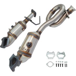 Catalytic Converter Compatible with Jeep Wrangler 2010 2011 3.8L Y pipe High Flow (EPA Compliant)