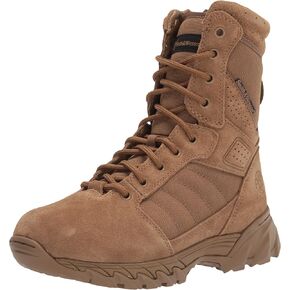 Smith & Wesson Footwear Men's Breach 2.0 Tactical Size Zip Boots, Coyote, 14