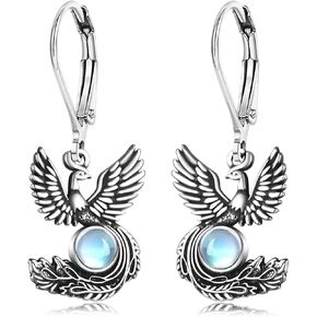 TALYKONG Cardinal Earrings for Women Red Cardinal Heart Leverback Dangle Earrings for Girls