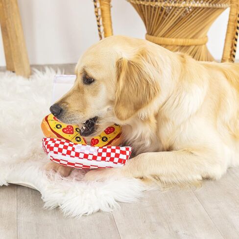 Fringe Studio Plush Dog Toy Set, Champagne Strawberry, 3 Piece Set, for Small Dogs (289482) in Kuwait