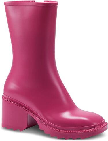 INC Womens Everett Faux Leather Outdoor Rain Boots Black 6 Medium (B,M) in Saudi Arabia