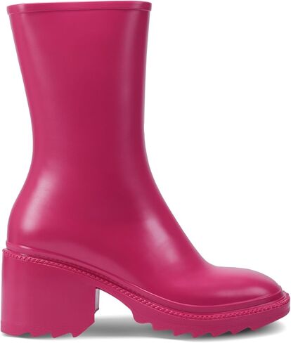 INC Womens Everett Faux Leather Outdoor Rain Boots Black 6 Medium (B,M) in Saudi Arabia