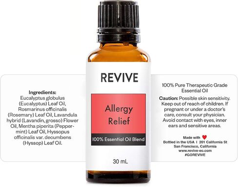 مزيج الزيوت العطرية السهلة الإجهاد 30 مل من REVIVE Essential Oils - REVIVEEO - درجة علاجية نقية 100%، للناشر والمرطب والتدليك والعلاج العطري والعناية بالبشرة والشعر in Kuwait